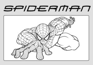 Dibujos-Spiderman-Colorear
